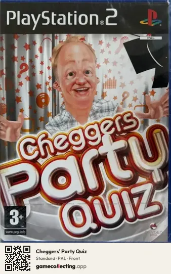 Cheggers' Party Quiz PlayStation 2, PAL box front