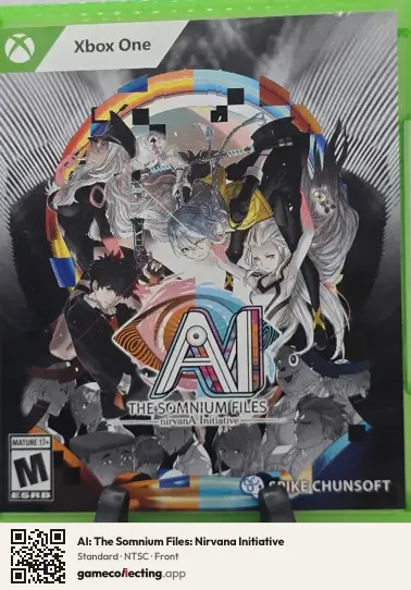 AI: The Somnium Files: Nirvana Initiative Xbox One, NTSC box front