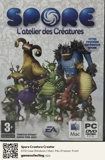 Spore Creature Creator Computer, France box front