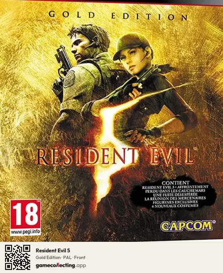 Resident Evil 5 PlayStation 3, PAL box front