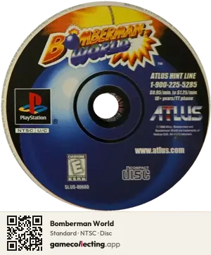 Bomberman World PlayStation, NTSC disc