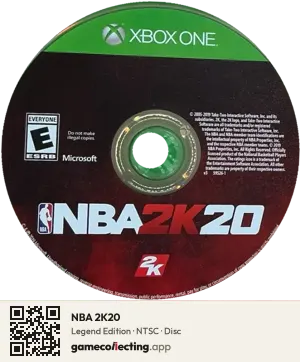 NBA 2K20 Xbox One, NTSC disc