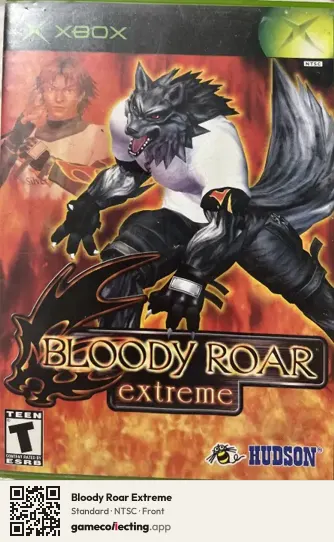Bloody Roar Extreme Xbox, NTSC box front