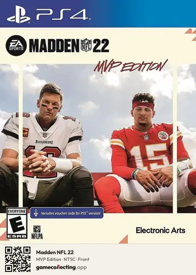 Madden NFL 22 PlayStation 4, NTSC box front