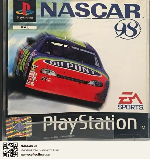 NASCAR 98 PlayStation, Germany box front