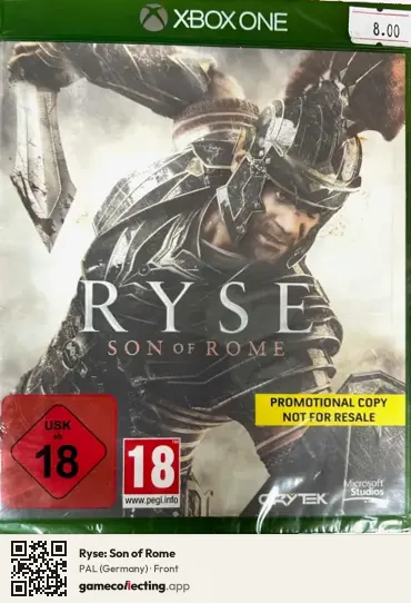 Ryse: Son of Rome Xbox One, Germany box front