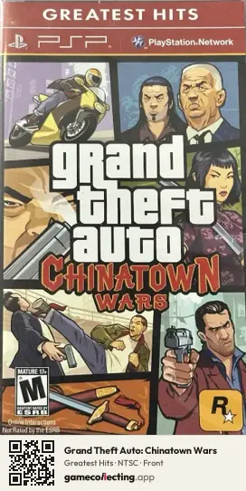 Grand Theft Auto: Chinatown Wars PlayStation Portable, NTSC box front