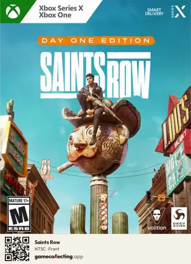 Saints Row Xbox Series X, NTSC box front