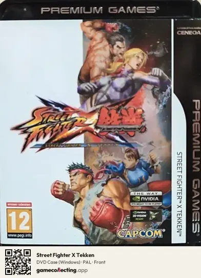 Street Fighter X Tekken Computer, PAL box front