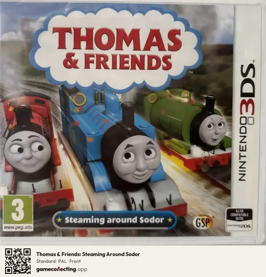 Thomas & Friends: Steaming Around Sodor Nintendo 3DS, PAL box front