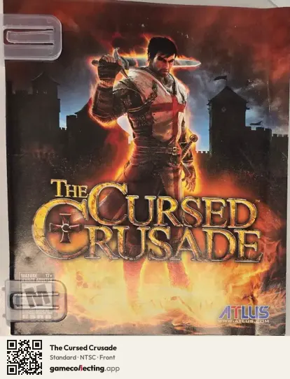 The Cursed Crusade PlayStation 3, NTSC box front