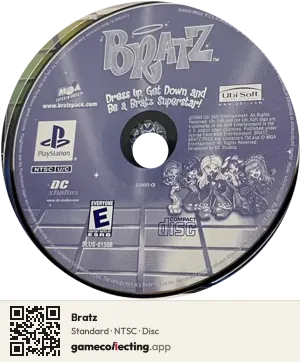 Bratz PlayStation, NTSC disc