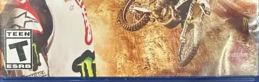 Monster Energy Supercross 2, the ESRB box on its front
