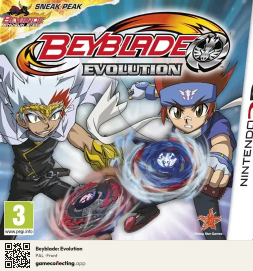 Beyblade: Evolution Nintendo 3DS, PAL box front
