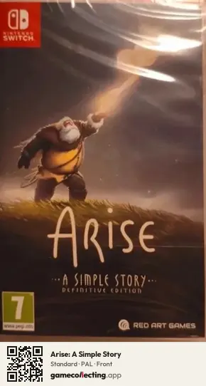 Arise: A Simple Story Nintendo Switch, PAL box front