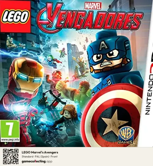 LEGO Marvel's Avengers Nintendo 3DS, Spain box front