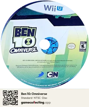 Ben 10: Omniverse Nintendo Wii U, NTSC disc