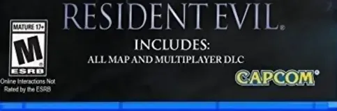 Resident Evil 6, the ESRB box on its front