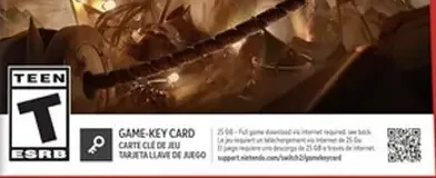 Little Nightmares III, the ESRB box on its front