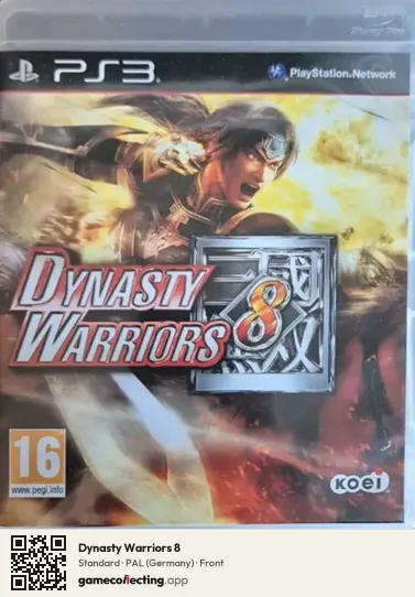 Dynasty Warriors 8 PlayStation 3, Germany box front