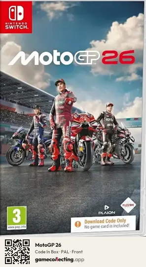 MotoGP 26 Nintendo Switch, PAL box front