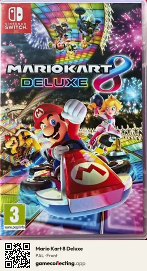 Mario Kart 8 Deluxe Nintendo Switch, PAL box front