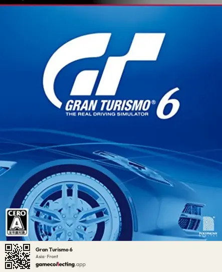Gran Turismo 6 PlayStation 3, Asia box front