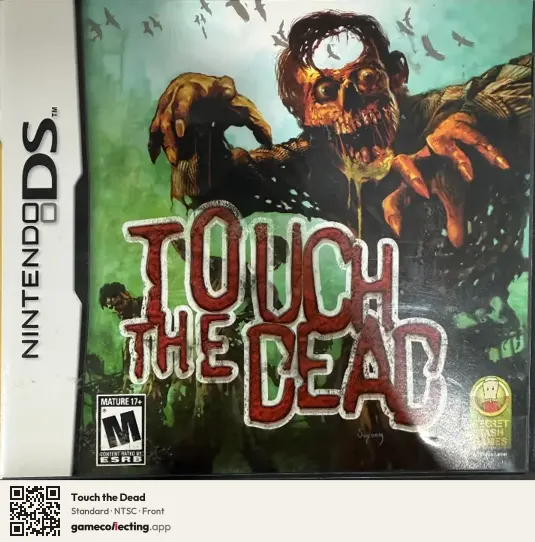 Touch the Dead Nintendo DS, NTSC box front