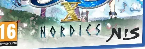 Ys X: Nordics, the PEGI square on its front