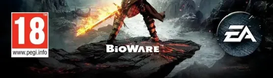 Dragon Age: Inquisition, the PEGI square on its front