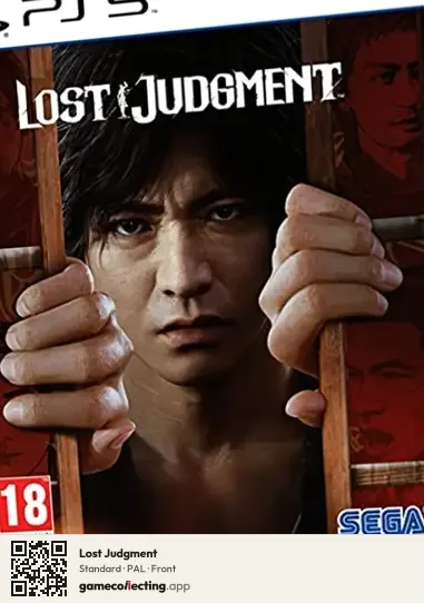 Lost Judgment PlayStation 5, PAL box front