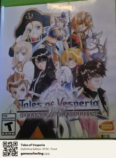 Tales of Vesperia Xbox One, NTSC box front