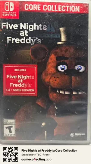 Five Nights at Freddy's: Core Collection Nintendo Switch, NTSC box front