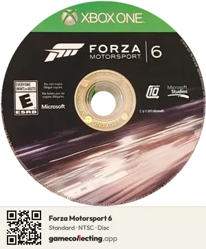 Forza Motorsport 6 Xbox One, NTSC disc