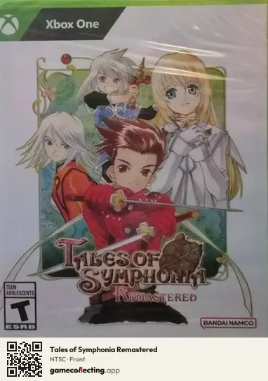 Tales of Symphonia Remastered Xbox One, NTSC box front