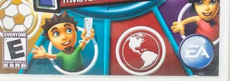 Smarty Pants, the ESRB box on its front