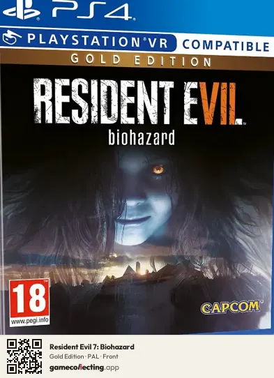 Resident Evil 7: Biohazard PlayStation 4, PAL box front