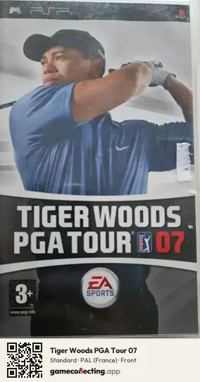 Tiger Woods PGA Tour 07 PlayStation Portable, France box front