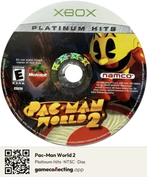 Pac-Man World 2 Xbox, NTSC disc