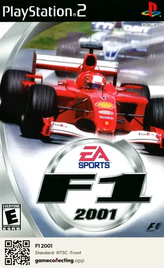 F1 2001 PlayStation 2, NTSC box front