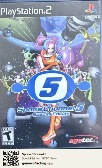 Space Channel 5 PlayStation 2, NTSC box front