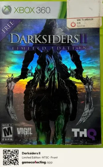 Darksiders II Xbox 360, NTSC box front