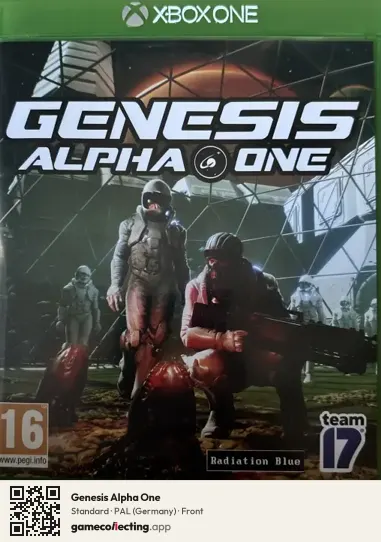 Genesis Alpha One Xbox One, Germany box front