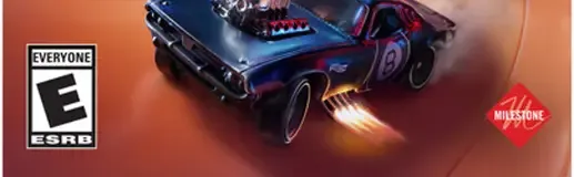 Hot Wheels Unleashed, the ESRB box on its front