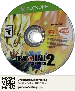 Dragon Ball Xenoverse 2 Xbox One, NTSC disc