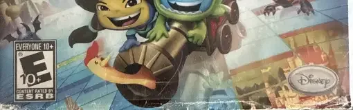 Disney Universe, the ESRB box on its front