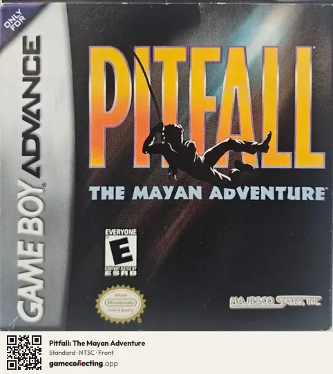 Pitfall: The Mayan Adventure Game Boy Advance, NTSC box front