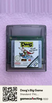 Doug's Big Game Game Boy Color, PAL cartridge label