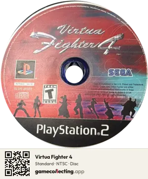 Virtua Fighter 4 PlayStation 2, NTSC disc