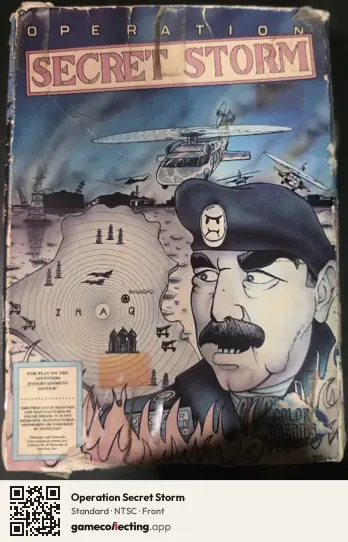 Operation Secret Storm Nintendo Entertainment System, NTSC box front
